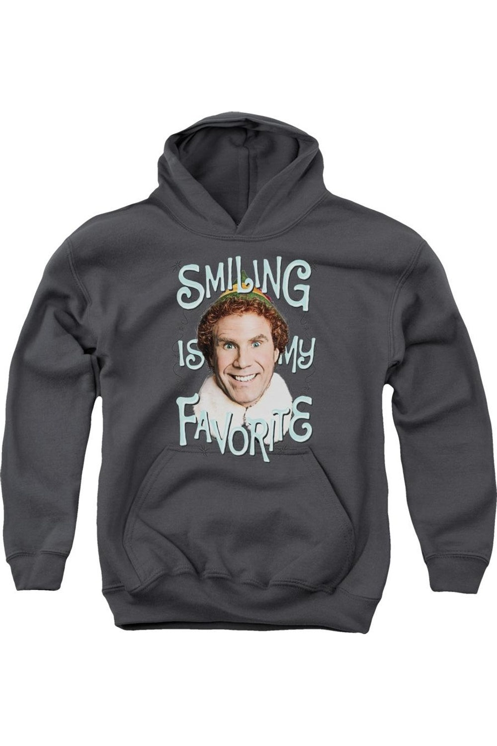 Толстовка с капюшоном Elf Smiling Youth Gildan, Charcoal
Толстовка с капюшоном Elf Smiling Youth Gildan, Charcoal