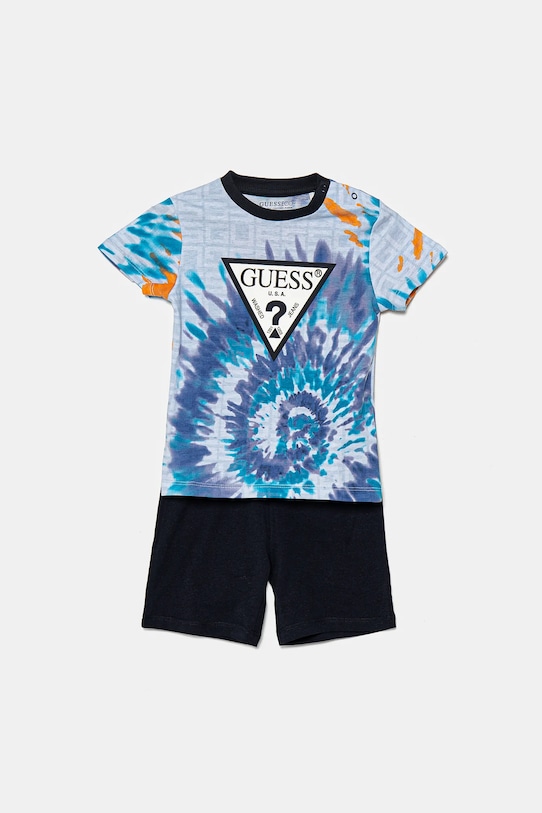 Хлопковый комплект для малышей Guess, синий
Хлопковый комплект для малышей Guess, синий