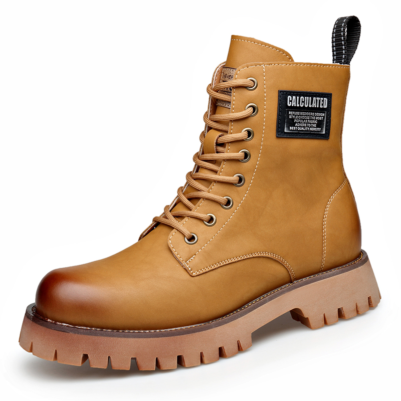 XIAOTOULANG Короткие мартины мужские с флисовой подкладкой желтые, цвет Fleece-Lined Yellow
XIAOTOULANG Короткие мартины мужские с флисовой подкладкой желтые, цвет Fleece-Lined Yellow