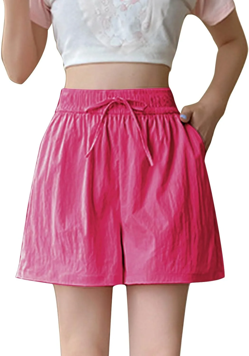 Xiaojmake шорты из ледяного шелка для женщин, лето 2025, с кулиской и эластичным поясом, широкие, для тренировок
Xiaojmake шорты из ледяного шелка для женщин, лето 2025, с кулиской и эластичным поясом, широкие, для тренировок