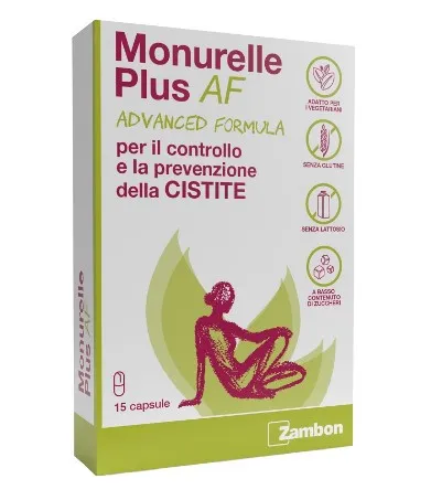 Monurelle Plus Advanced Formula 15 капсул Контроль и профилактика цистита 
Monurelle Plus Advanced Formula 15 капсул Контроль и профилактика цистита