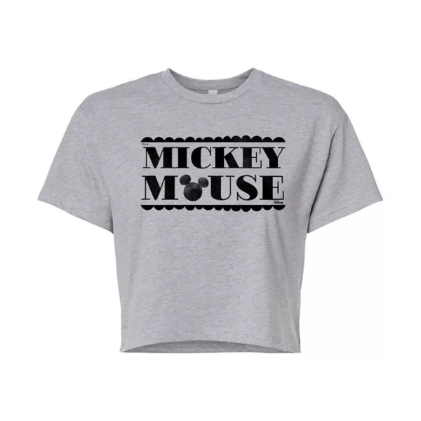 Укороченная футболка юниоров с Микки Маусом Disney, серый
Укороченная футболка юниоров с Микки Маусом Disney, серый