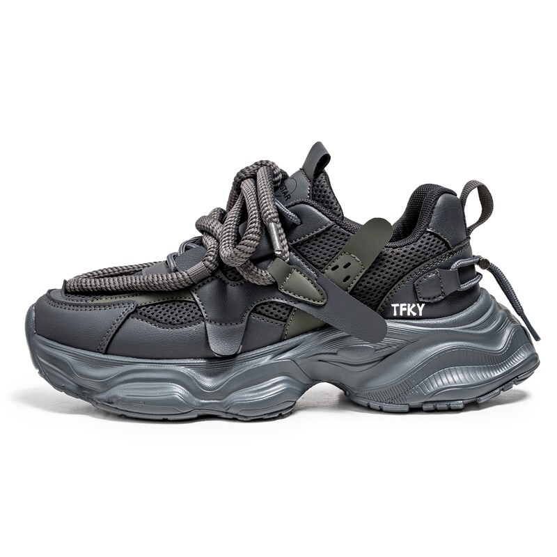 Кроссовки мужские толстые низкие Tfky, бежевый 
Кроссовки мужские толстые низкие Tfky, бежевый