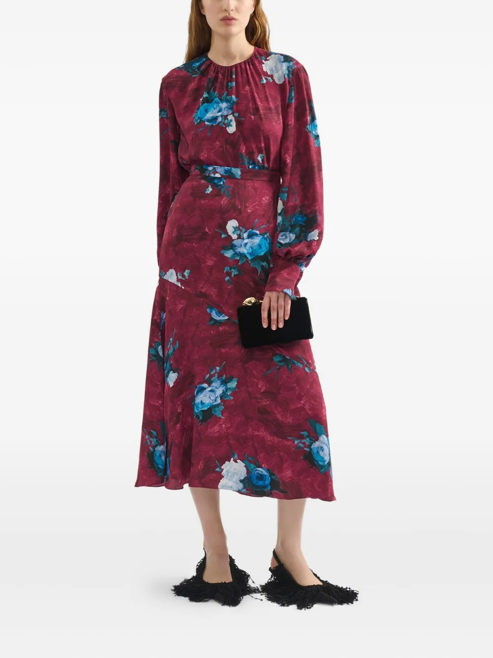 Юбка миди с цветочным принтом ERDEM, красный
Юбка миди с цветочным принтом ERDEM, красный