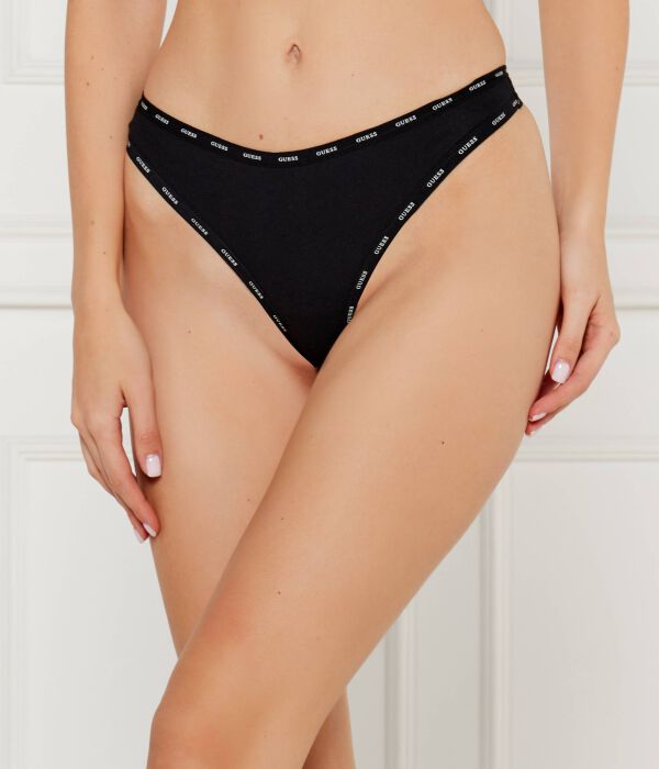 Трусы женские Guess Underwear стринги хлопковые 3 шт, черный
Трусы женские Guess Underwear стринги хлопковые 3 шт, черный