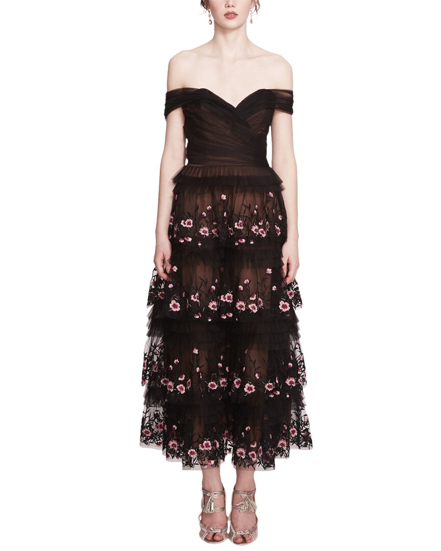 Платье миди Marchesa Notte Marchesa Notte, черный
Платье миди Marchesa Notte Marchesa Notte, черный