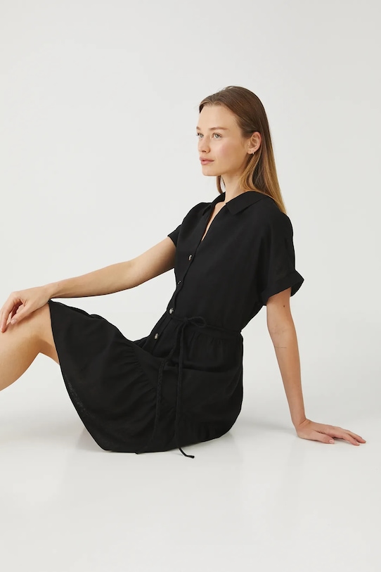 Льняное платье Medicine, черный
Льняное платье Medicine, черный