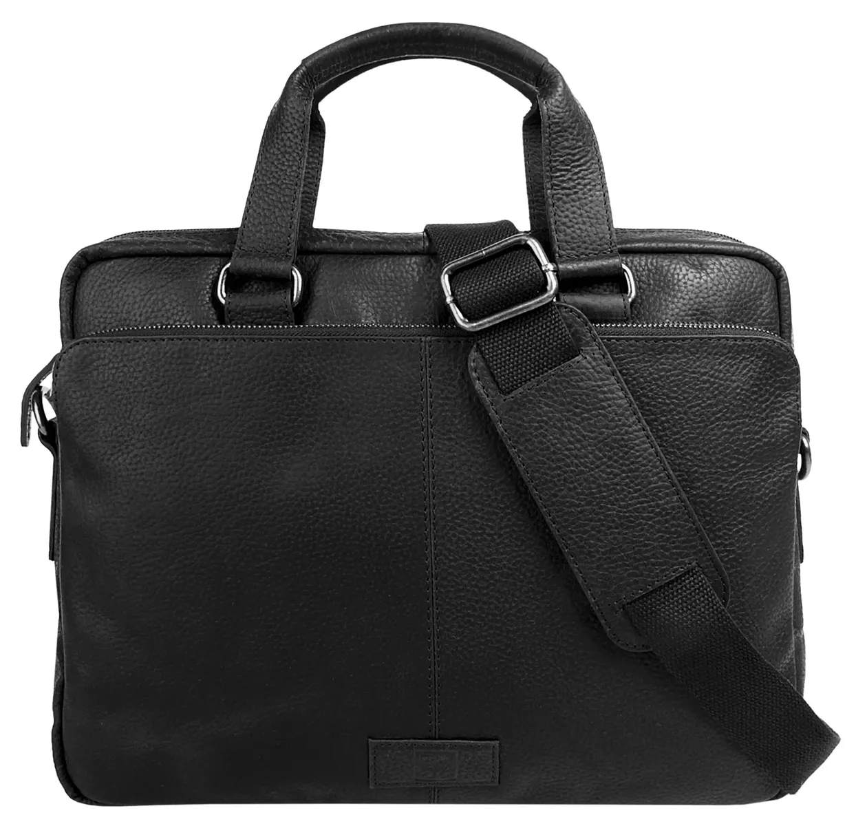 Портфель BODENSCHATZ, натуральная кожа, черный 
Портфель BODENSCHATZ, натуральная кожа, черный