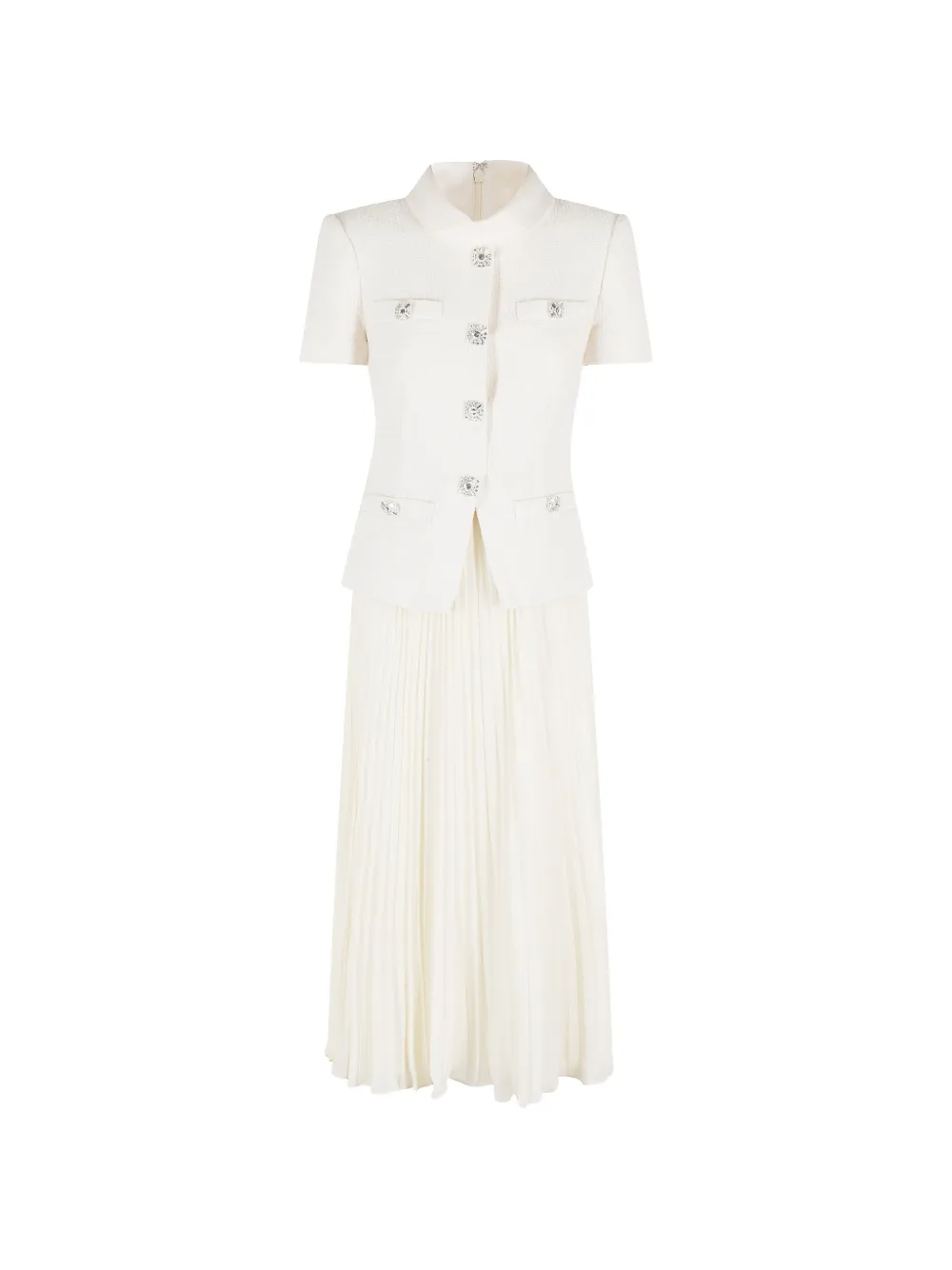 Миди-платье из букле с воротником Self-Portrait, белый
Миди-платье из букле с воротником Self-Portrait, белый