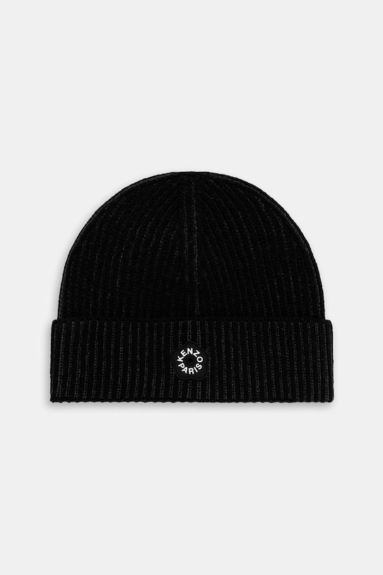 Шерстяная шапка Kenzo, черный 
Шерстяная шапка Kenzo, черный