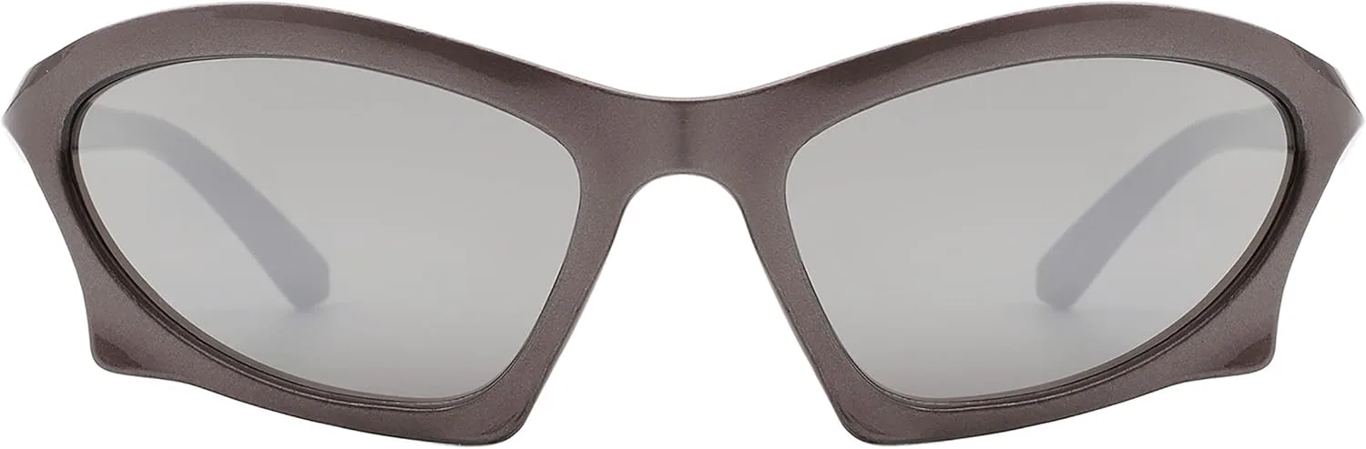 Спортивные солнцезащитные очки PASTL унисекс, геометрический овальный дизайн, обтекаемая форма, легкие, защита от УФ-излучения UV 400, Gunmetal (Silver Mirror)
Спортивные солнцезащитные очки PASTL унисекс, геометрический овальный дизайн, обтекаемая форма, легкие, защита от УФ-излучения UV 400, Gunmetal (Silver Mirror)