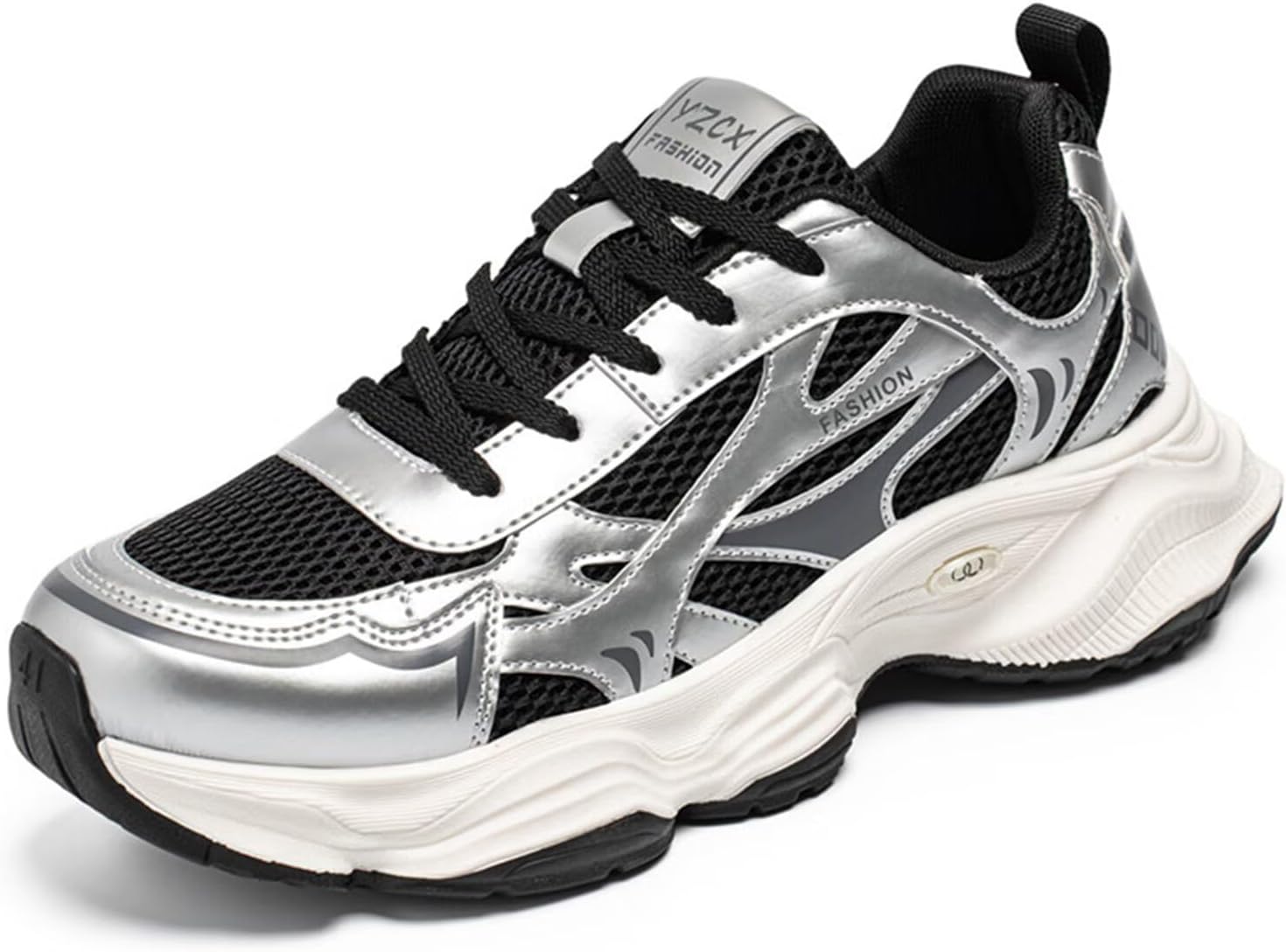 Мужские кроссовки для бега с сеткой, дышащие спортивные платформенные стильные модные кроссовки Generic, серебро
Мужские кроссовки для бега с сеткой, дышащие спортивные платформенные стильные модные кроссовки Generic, серебро