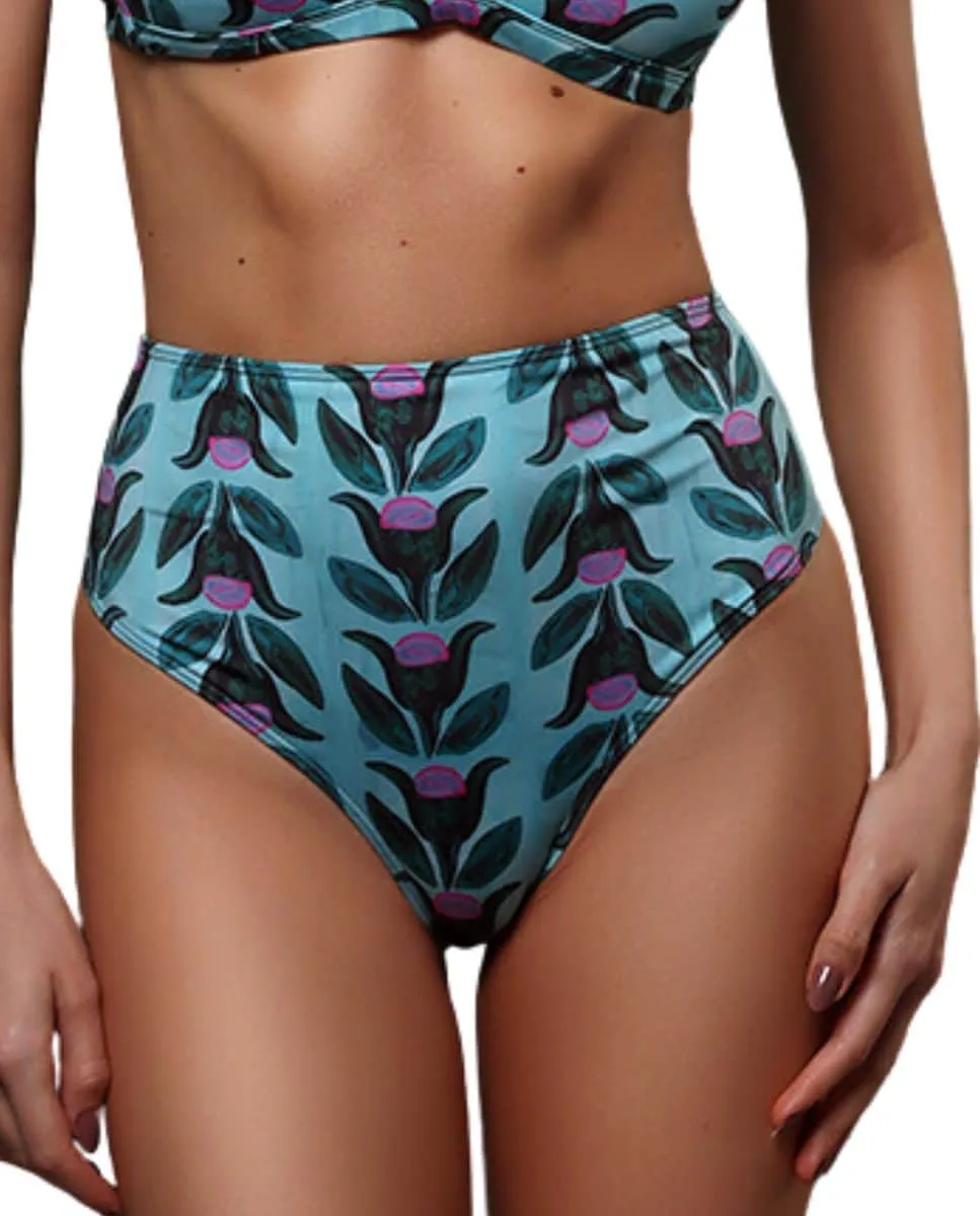 Плавки-кюлоты с принтом Karla Vivian, зеленый
Плавки-кюлоты с принтом Karla Vivian, зеленый