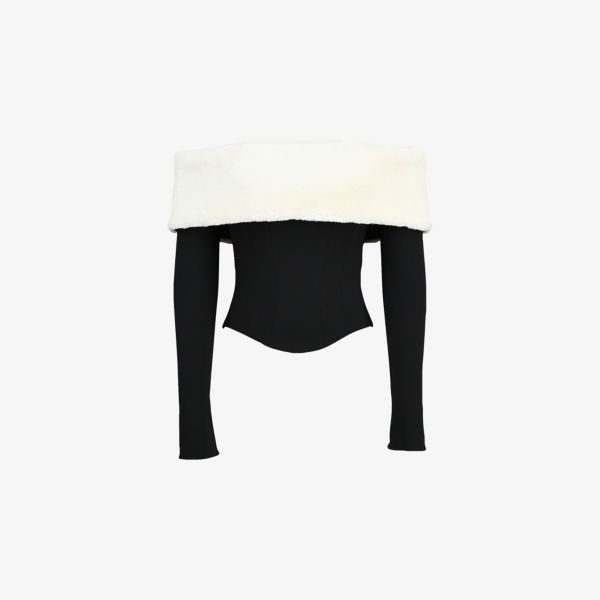 Топ-бандо Mistress Rocks с корсетом из искусственного меха, черный
Топ-бандо Mistress Rocks с корсетом из искусственного меха, черный