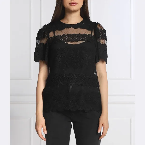 Блузка стандартного кроя Twin-Set, черный
Блузка стандартного кроя Twin-Set, черный