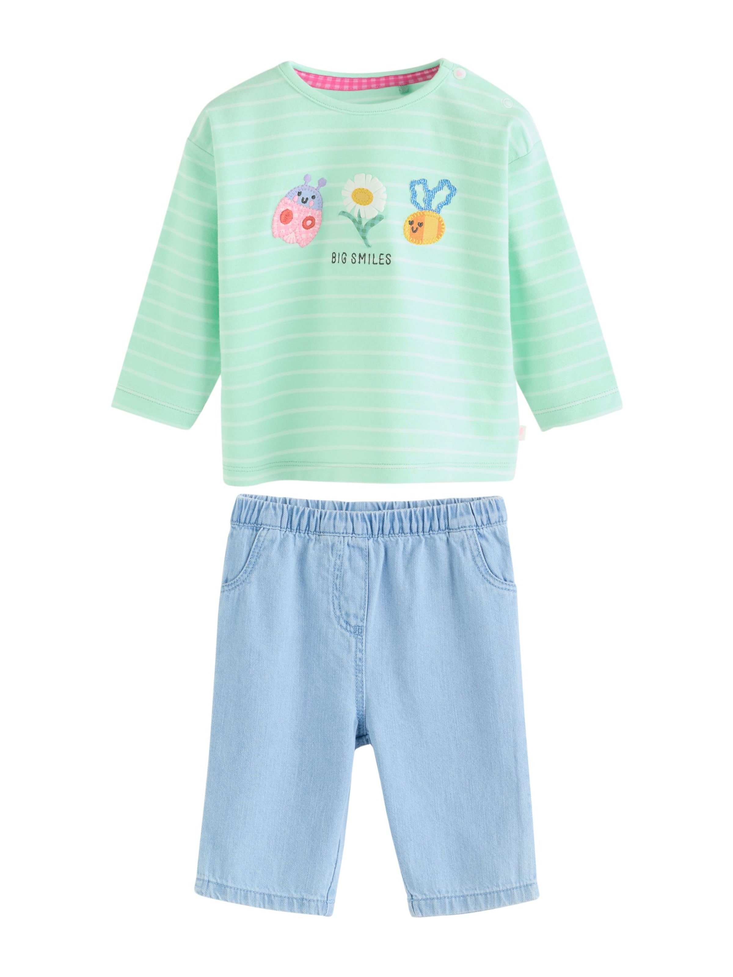 Next Джинсовый синий набор, мятный, пастельно-зеленый
Next Джинсовый синий набор, мятный, пастельно-зеленый