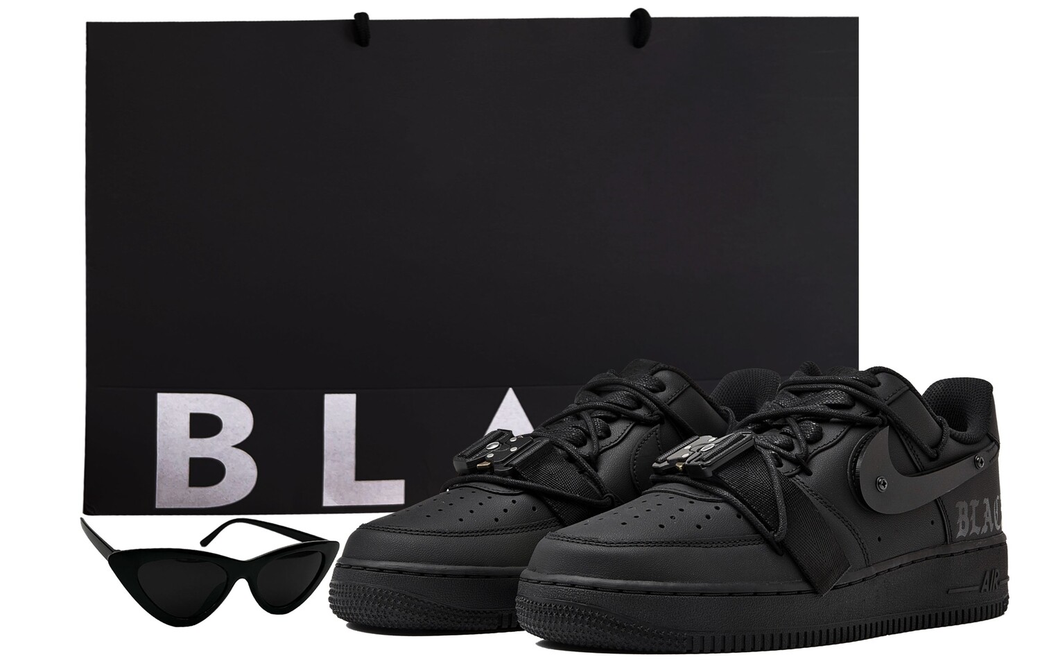 Мужские кроссовки для скейтбординга Nike Air Force 1, Black 
Мужские кроссовки для скейтбординга Nike Air Force 1, Black