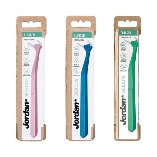 Ручка для экологической зубной нити Jordan, Green Clean Flosser
Ручка для экологической зубной нити Jordan, Green Clean Flosser