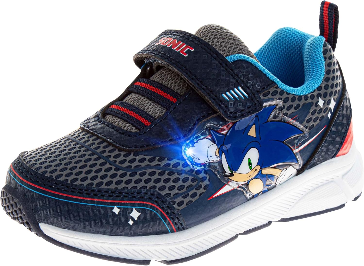 Кроссовки Josmo Kids Sonic the Hedgehog с подсветкой LED (для малышей/детей младшего возраста), синий/серый/темно-синий
Кроссовки Josmo Kids Sonic the Hedgehog с подсветкой LED (для малышей/детей младшего возраста), синий/серый/темно-синий