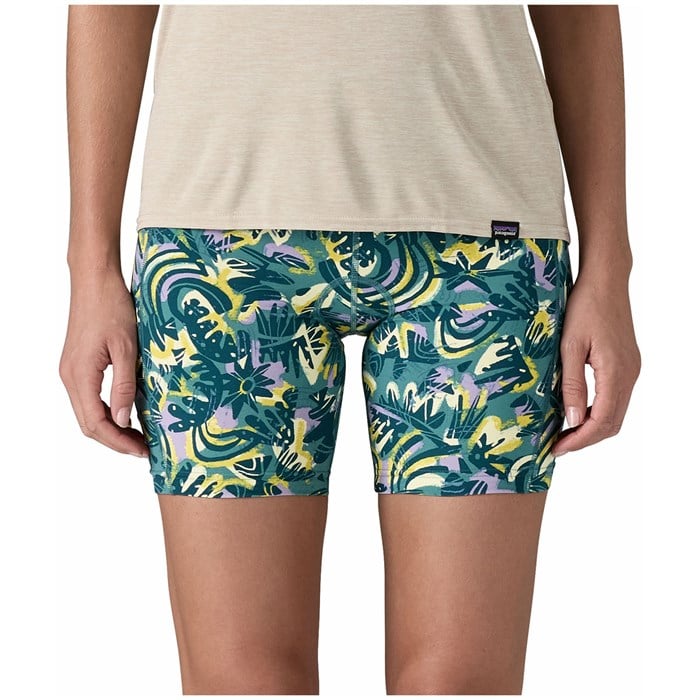 Шорты Nether liner - женские Patagonia, Wild Botanist: Wetland Blue 
Шорты Nether liner - женские Patagonia, Wild Botanist: Wetland Blue