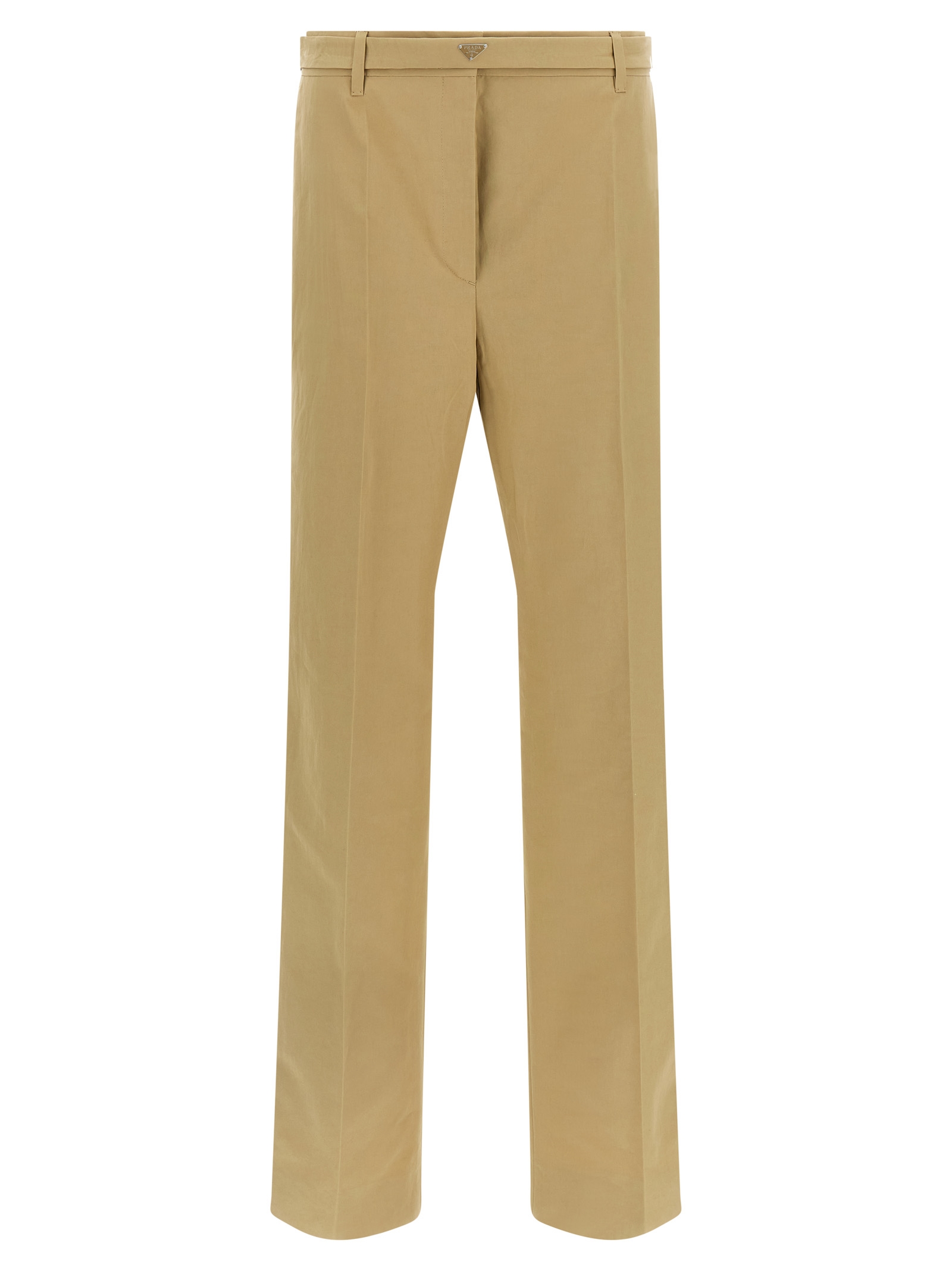 Брюки из старого панамского хлопка Prada, бежевый
Брюки из старого панамского хлопка Prada, бежевый
