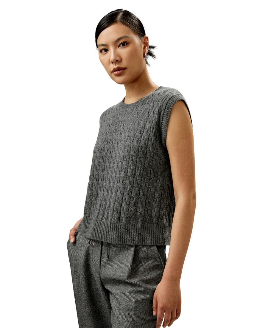 Женский кашемировый жилет для младенцев LILYSILK, Medium gray
Женский кашемировый жилет для младенцев LILYSILK, Medium gray