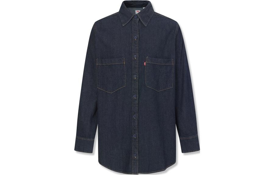 Рубашка женская темно-синяя Levi’S
Рубашка женская темно-синяя Levi’S