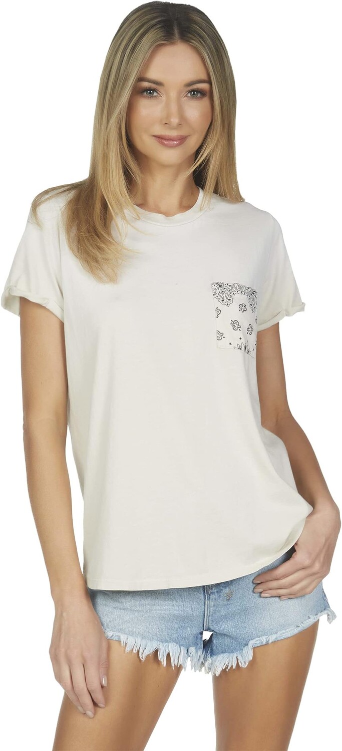 Футболка Michael Lauren Griffin Short Sleeve Tee with Bandana Print Pocket, цвет Ivory Ombre
Футболка Michael Lauren Griffin Short Sleeve Tee with Bandana Print Pocket, цвет Ivory Ombre