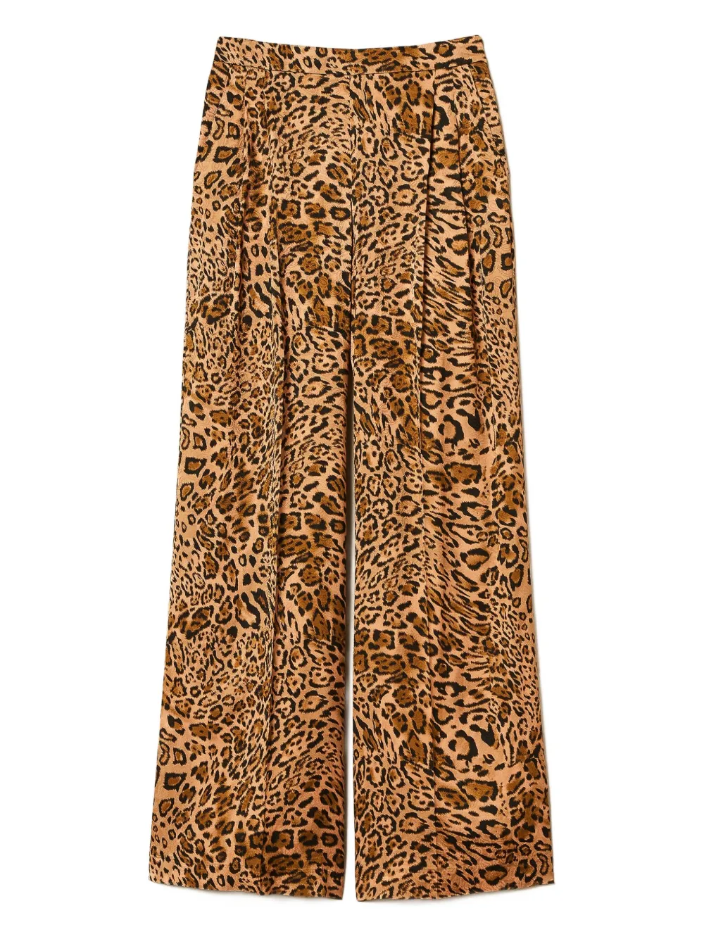 Брюки с леопардовым принтом и складками TWINSET, коричневый
Брюки с леопардовым принтом и складками TWINSET, коричневый