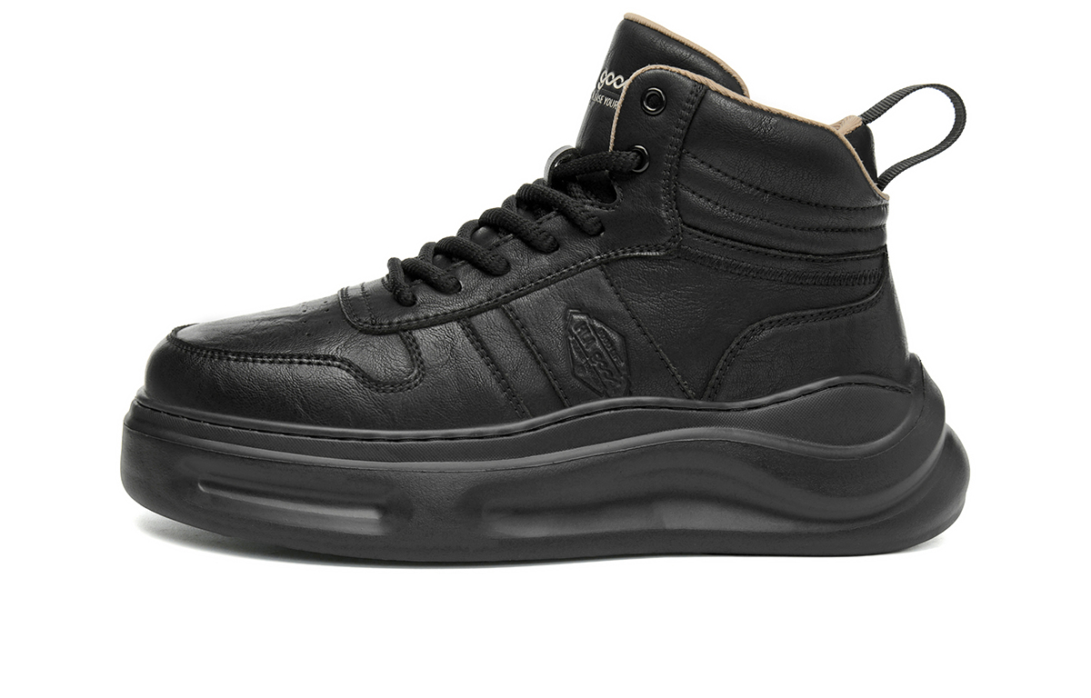 Мужские нескользящие высокие кроссовки для скейтбординга HLA, Black
Мужские нескользящие высокие кроссовки для скейтбординга HLA, Black