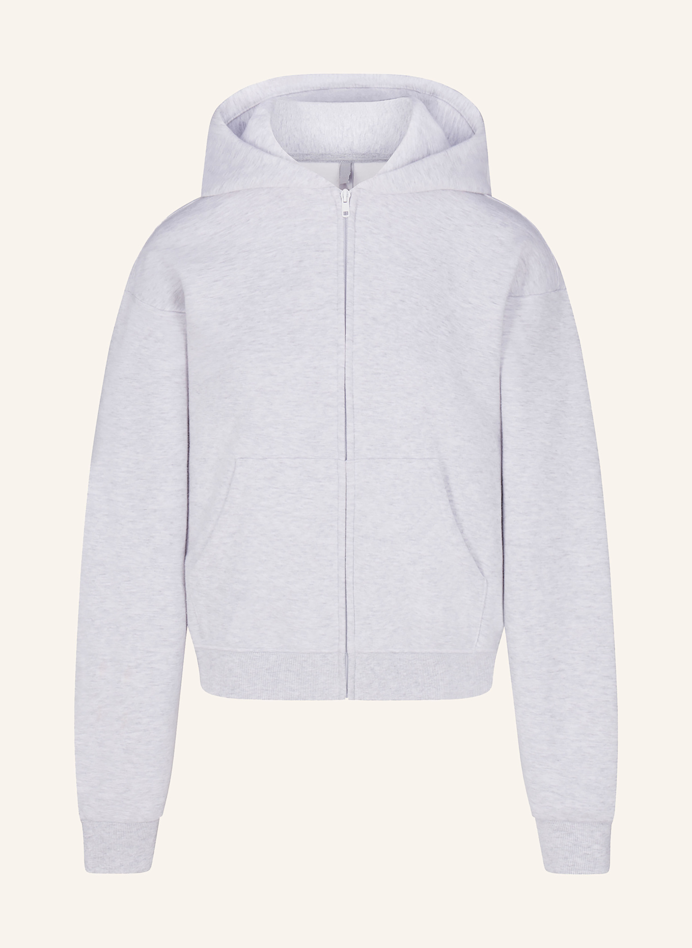 Куртка-Свитшот Lounge из хлопкового флиса Skims, серый 
Куртка-Свитшот Lounge из хлопкового флиса Skims, серый