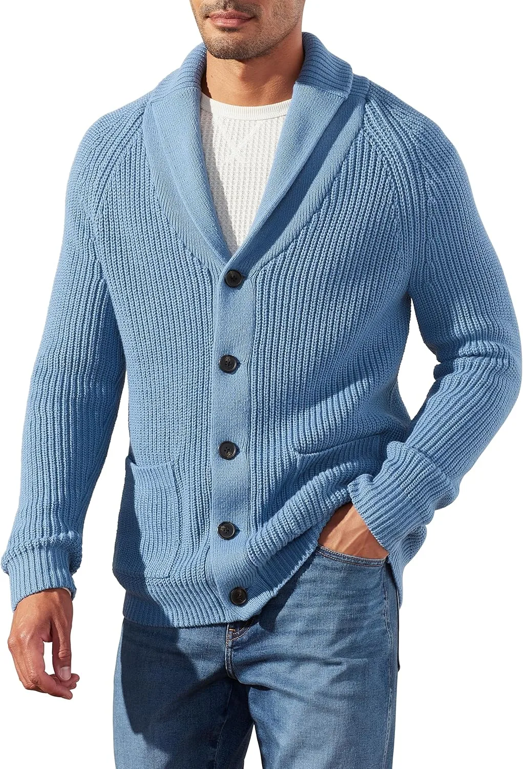 UpWest мужской кардиган с воротником шаль
UpWest мужской кардиган с воротником шаль