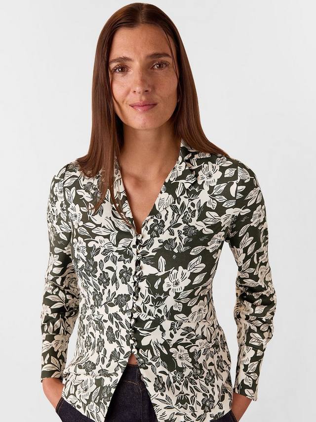 Рубашка на пуговицах из обрезанных стеблей Whistles, зеленый/разноцветный
Рубашка на пуговицах из обрезанных стеблей Whistles, зеленый/разноцветный