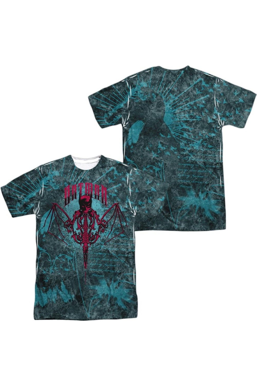 Футболка Batman Carpe Nocturn (принт спереди/сзади) с коротким рукавом для взрослых, 100% полиэстер Gildan, белый
Футболка Batman Carpe Nocturn (принт спереди/сзади) с коротким рукавом для взрослых, 100% полиэстер Gildan, белый