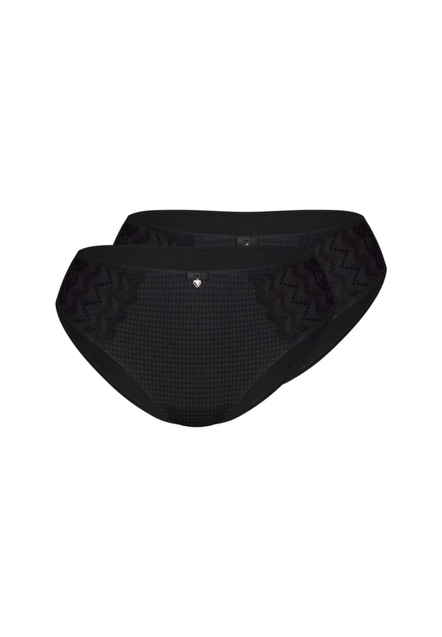 Трусики классические красивые в упаковке 2 шт. Sassa, черный
Трусики классические красивые в упаковке 2 шт. Sassa, черный