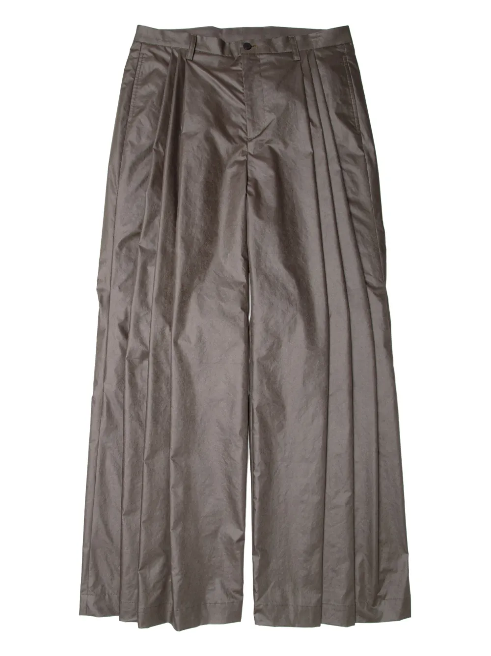 Широкие брюки со складками Yoshiokubo, зеленый
Широкие брюки со складками Yoshiokubo, зеленый