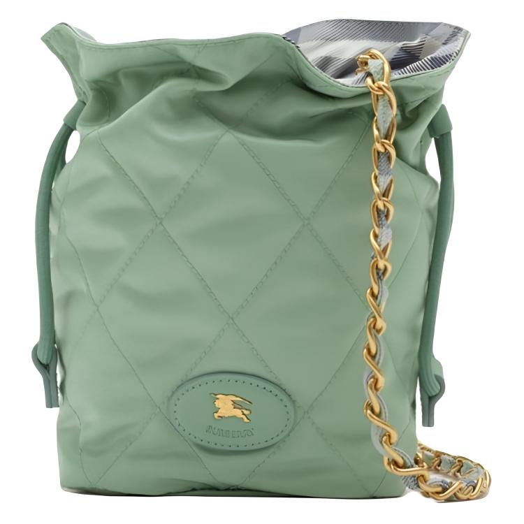 Burberry Сумка-ведро Horseshoe из полиамида, женская сумка через плечо Wave Green
Burberry Сумка-ведро Horseshoe из полиамида, женская сумка через плечо Wave Green