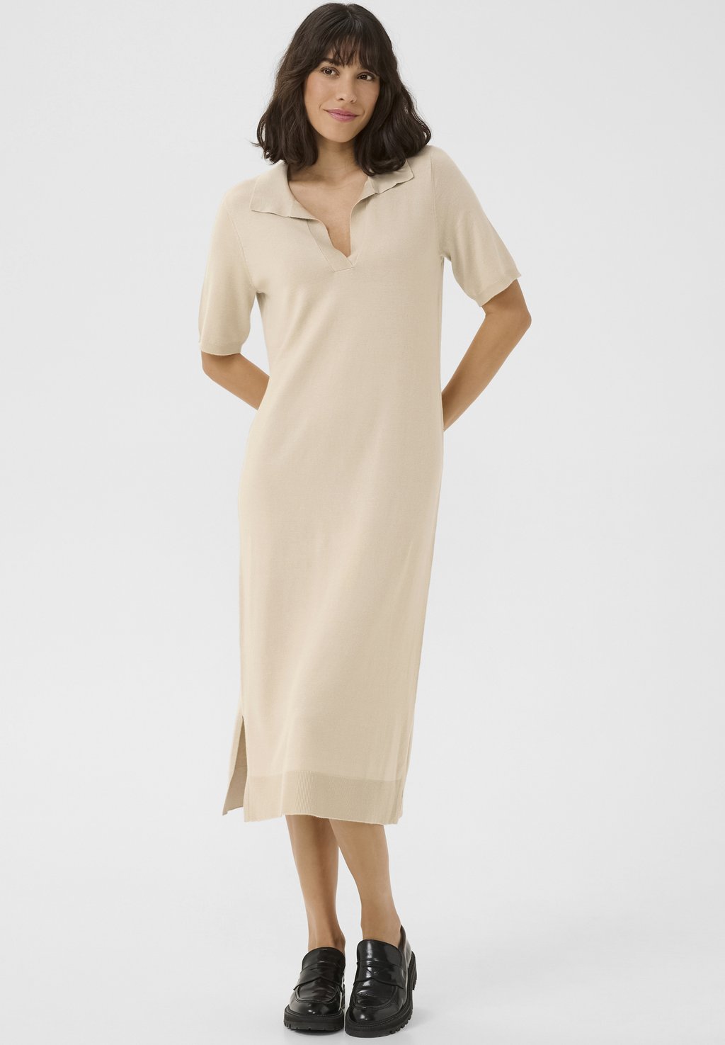 Вязаное платье LIZZA POLO Kaffe, песочный
Вязаное платье LIZZA POLO Kaffe, песочный
