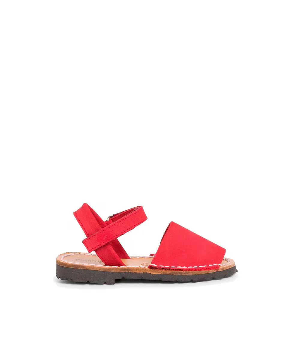 Босоножки Menorcan для детей с нубуковой скотчей Pisamonas, красный
Босоножки Menorcan для детей с нубуковой скотчей Pisamonas, красный