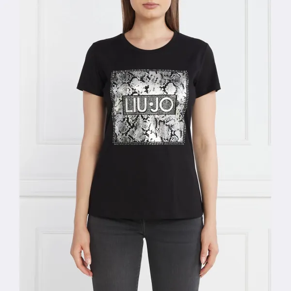 Футболка стандартного кроя Liu Jo, черный
Футболка стандартного кроя Liu Jo, черный