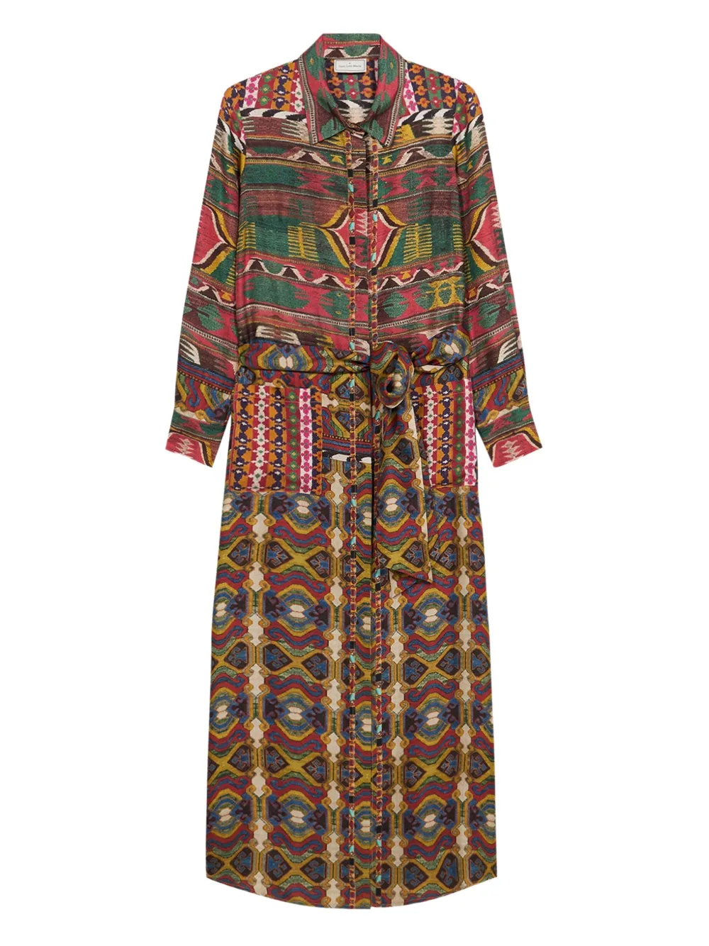 Платье-рубашка миди Aloe с геометричным узором Pierre-Louis Mascia, зеленый
Платье-рубашка миди Aloe с геометричным узором Pierre-Louis Mascia, зеленый