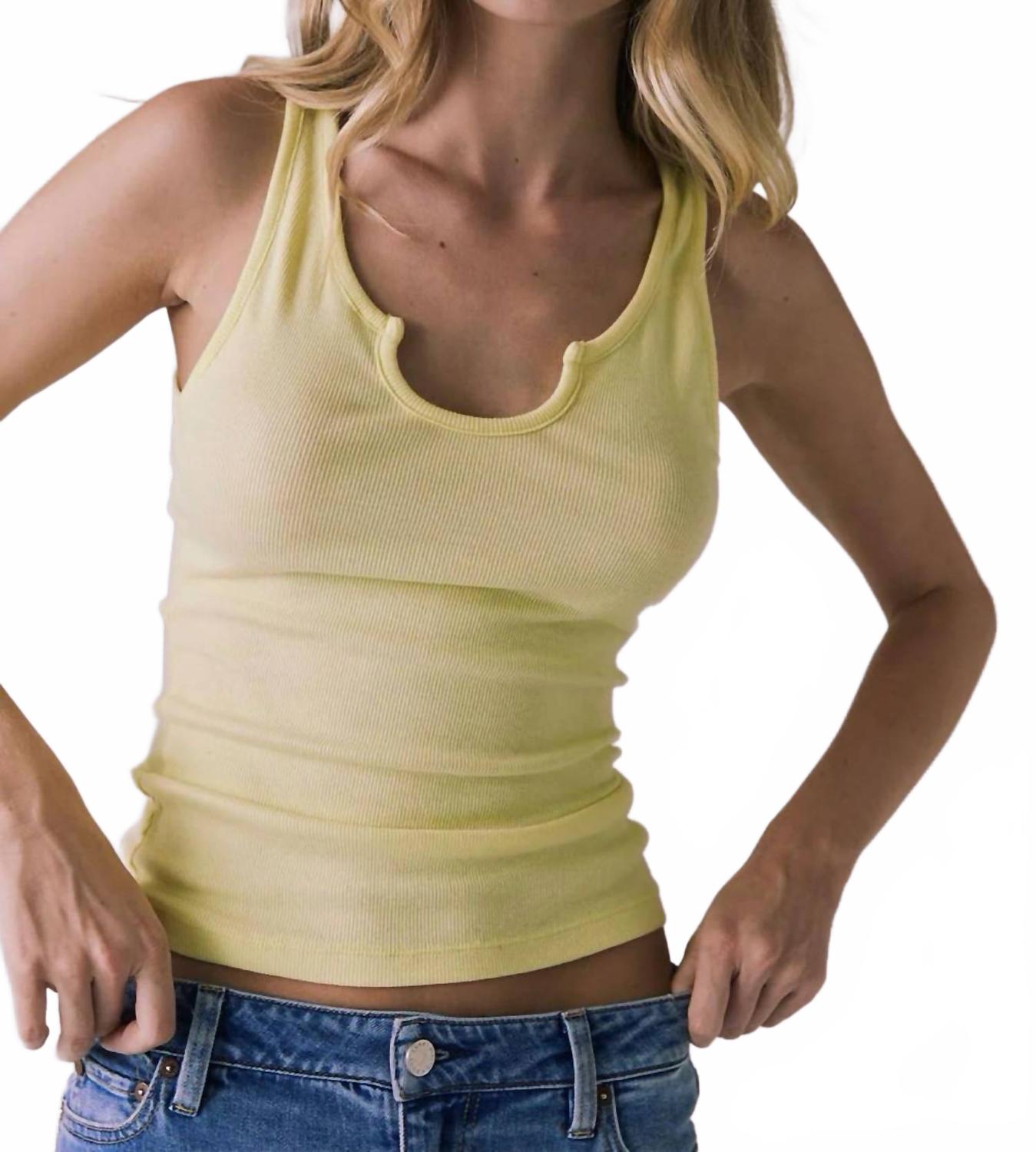 Майка Notch U цвета лимон Chaser, лимонный
Майка Notch U цвета лимон Chaser, лимонный