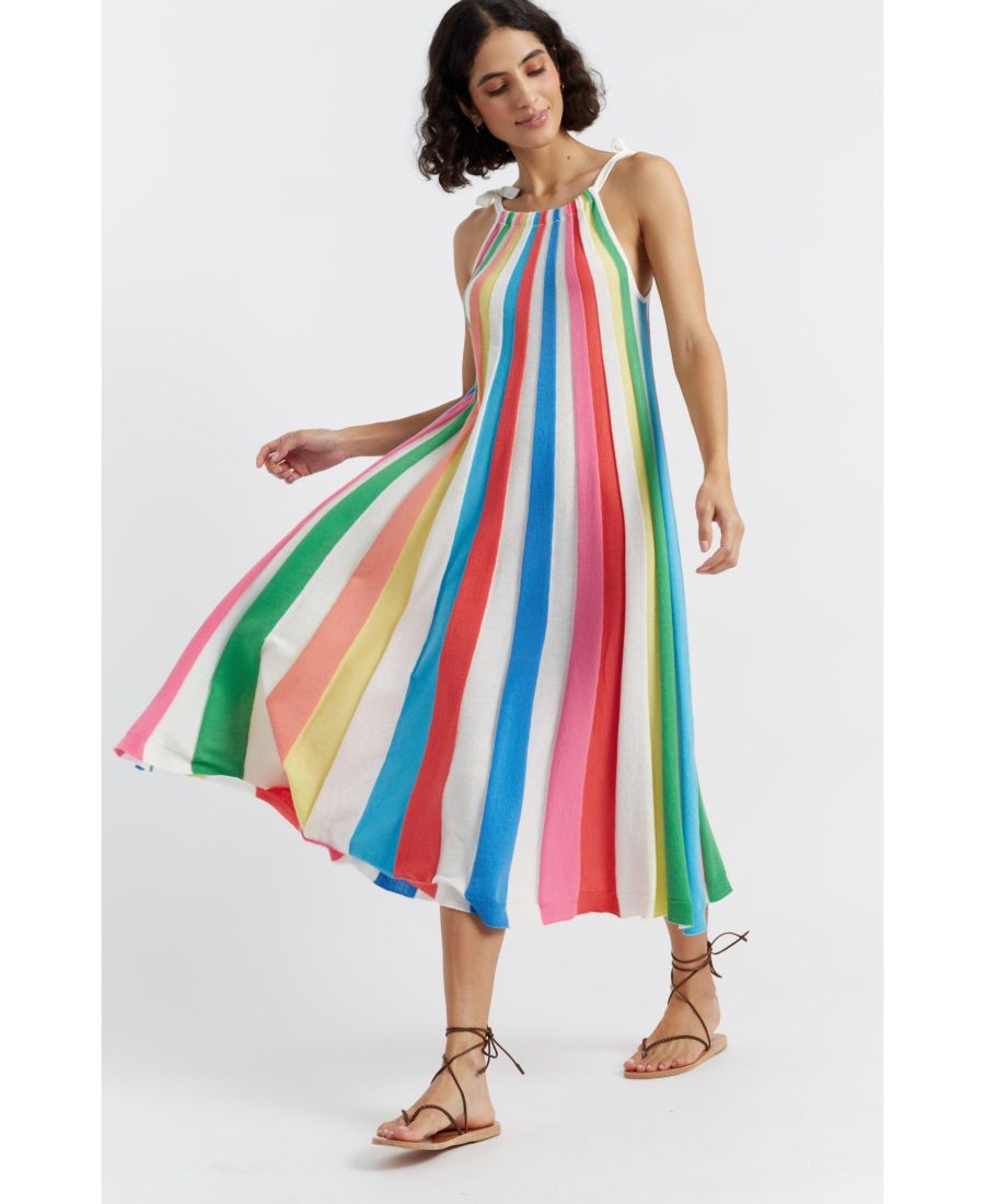 Женское хлопковое платье-трапеция Chinti and Parker Chinti & Parker, Rainbow
Женское хлопковое платье-трапеция Chinti and Parker Chinti & Parker, Rainbow