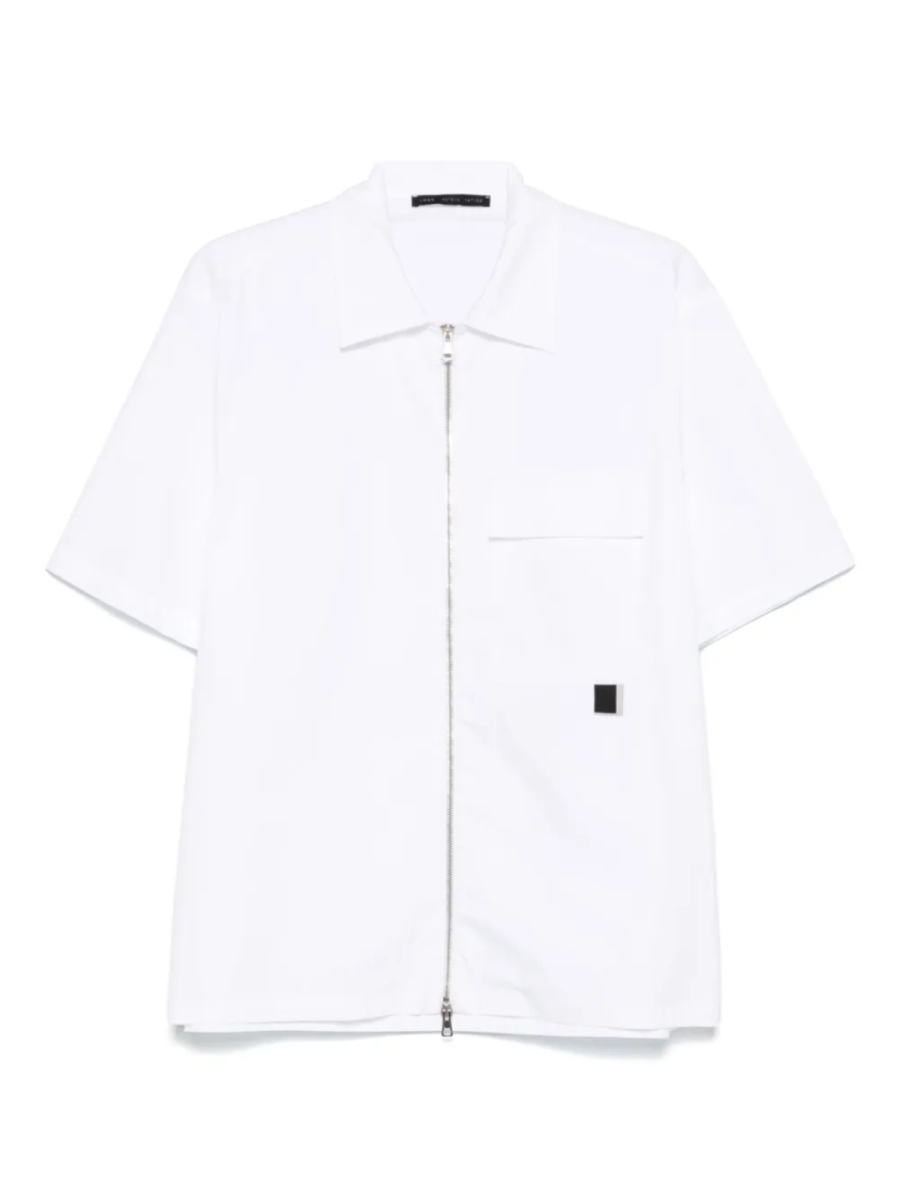 Рубашка на молнии Low Brand, белый 
Рубашка на молнии Low Brand, белый