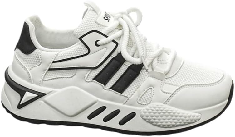 Мужские кроссовки большого размера с толстой подошвой и противоскользящей поверхностью - резиновая амортизирующая подошва, низкие шнурованные кроссовки для всех сезонов, подходят для занятий в тренажерном зале и повседневной носки Clolinde, белы...
Мужские кроссовки большого размера с толстой подошвой и противоскользящей поверхностью - резиновая амортизирующая подошва, низкие шнурованные кроссовки для всех сезонов, подходят для занятий в тренажерном зале и повседневной носки Clolinde, белы...