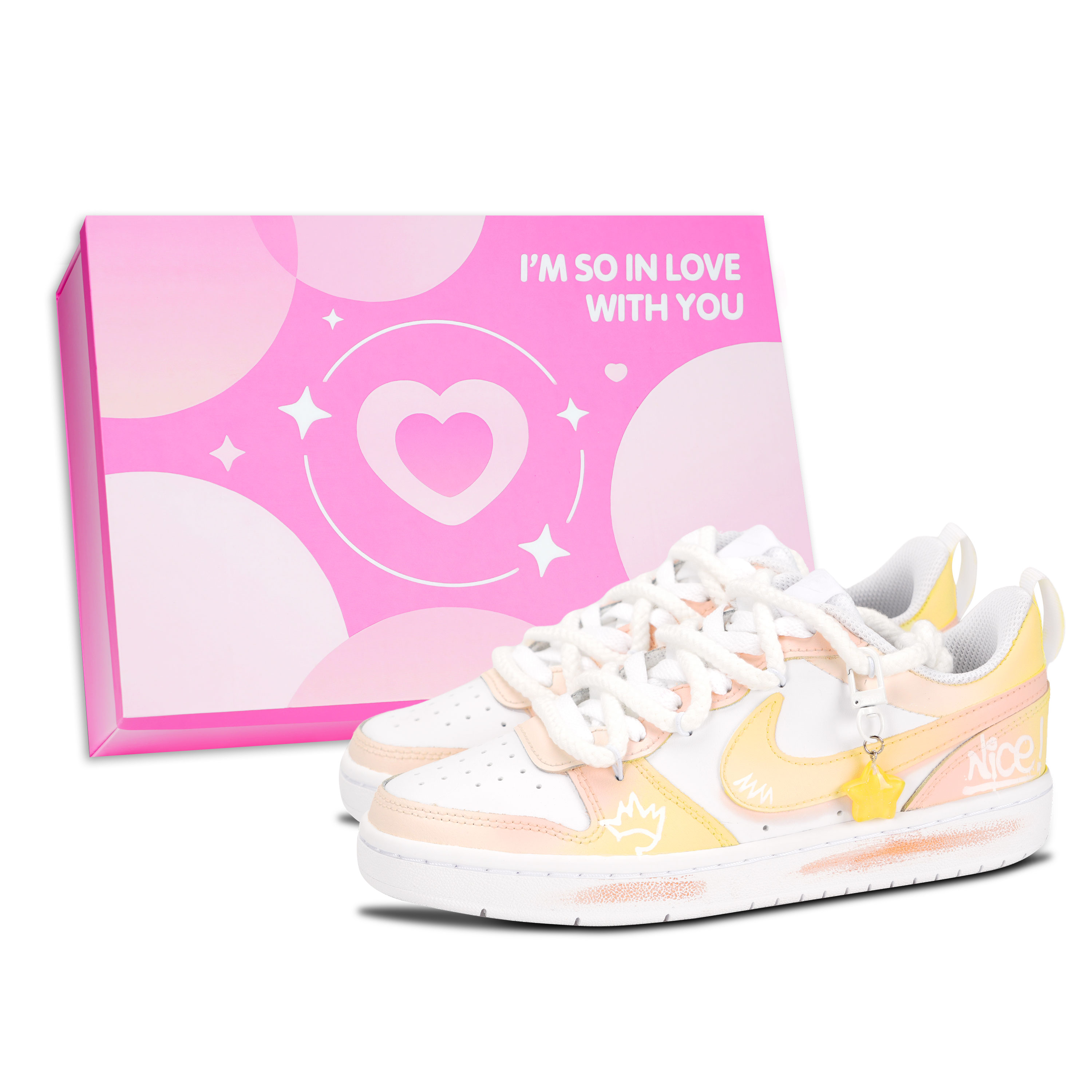 Nike Детские кроссовки для скейтбординга Court Borough Crown Star с нескользящей подошвой, износостойкие, желтые, для подростков
Nike Детские кроссовки для скейтбординга Court Borough Crown Star с нескользящей подошвой, износостойкие, желтые, для подростков