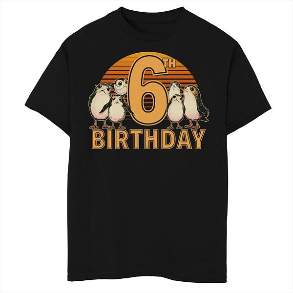 Футболка Husky The Last Jedi Retro Porg 6th Birthday для мальчиков 8-20 Star Wars
Футболка Husky The Last Jedi Retro Porg 6th Birthday для мальчиков 8-20 Star Wars