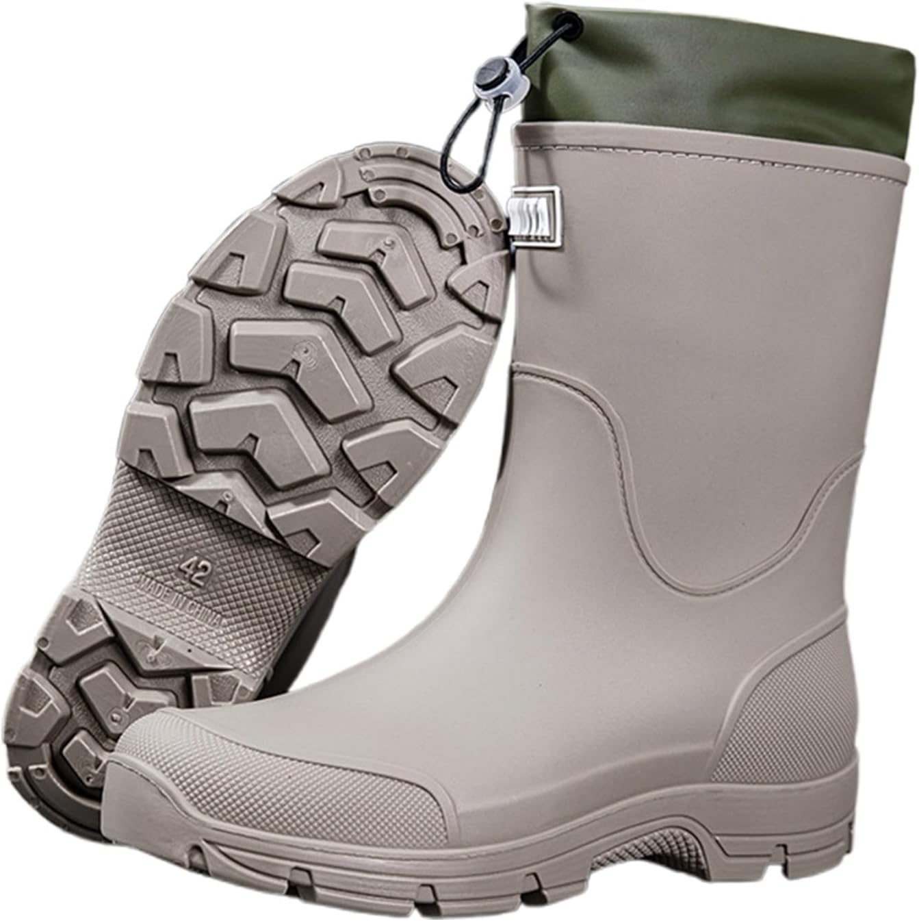 Мужские резиновые сапоги для кемпинга, походов, прогулок, рыбалки, нескользящие, с невысоким каблуком, прочные, удобные, легкие Generic, серый
Мужские резиновые сапоги для кемпинга, походов, прогулок, рыбалки, нескользящие, с невысоким каблуком, прочные, удобные, легкие Generic, серый
