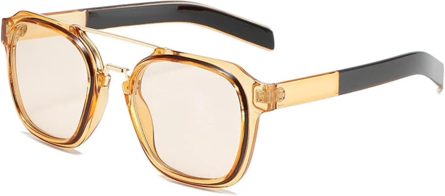 Модные винтажные солнцезащитные очки с двойной перемычкой для женщин и мужчин, роскошные, для активного отдыха и вождения, с защитой от УФ-излучения UV400 TKKTLLT, Black Tea Tea
Модные винтажные солнцезащитные очки с двойной перемычкой для женщин и мужчин, роскошные, для активного отдыха и вождения, с защитой от УФ-излучения UV400 TKKTLLT, Black Tea Tea