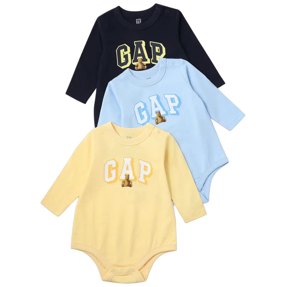 Три боди для младенцев и малышей GAP, синий
Три боди для младенцев и малышей GAP, синий